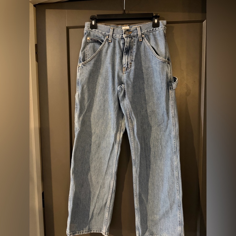 Vintage Calvin Klein Blue Relaxed Carpenter Jeans Y2K size 28